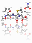 Cefuroxime drug molecule