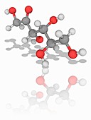 D-Fructose organic compound molecule