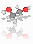 Ethylene glycol organic compound molecule
