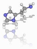 Histamine organic compound molecule
