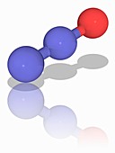 Nitrous oxide chemical compound molecule