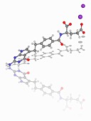 Pemetrexed disodium drug molecule