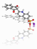 Quinoline yellow E104 organic compound