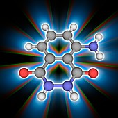 Luminol organic compound molecule