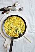 A classic omelette with fresh chives