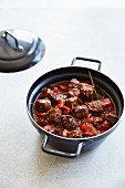 Beef goulash with red pepper