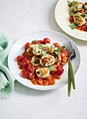 Low-Carb Ricotta and Spinach Gnocchi with Arrabbiata Sauce