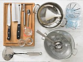 Kitchen utensils for making a poultry broth