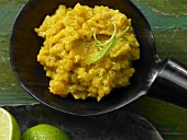 Swede puree with curry and lime