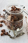 Star anise in s jar