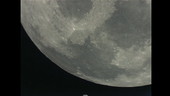 Apollo 10 high lunar orbit view