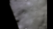 Apollo 12 lunar orbit view