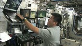 Controlling the robot arm on the ISS