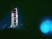 Apollo 11 Saturn V rocket on launch pad
