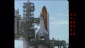 Space Shuttle Discovery launch, high-speed footage