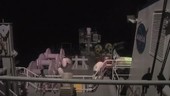 Retrieval of Solid Rocket Booster, time-lapse footage