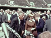 President Kennedy at Rice Stadium, 1962