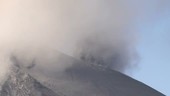 Dense volcanic ash cloud, Sakurajima