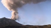 Volcanic ash cloud in sky, Sakurajima