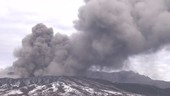 Volcanic ash, Mt Aso, Japan