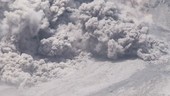 Pyroclastic flow from Sinabung volcano