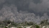 Volcanic ash from Sinabung volcano