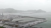 Storm over port, Taiwan