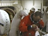 Columbia disaster, suiting up for launch