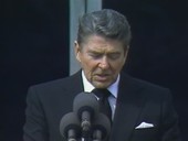 Challenger disaster, Reagan memorial address