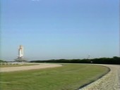 Challenger disaster, shuttle transport to launch pad