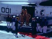 Apollo 17 shipboard reception, 1972