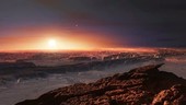 Surface of Proxima b, animation