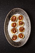 Clams casino with bacon