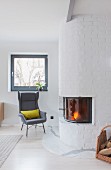 Bright, Scandinavian-style living room