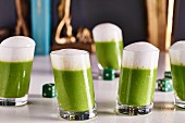 Spring Pea Veloute Shooters with Verbena Foam