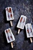 Coconut fig popsicle