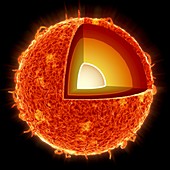 Structure of the Sun, artwork