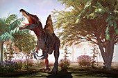 Spinosaurus Dinosaur, artwork