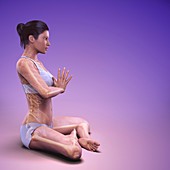 Yoga Meditation Pose, artwork