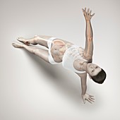 Yoga Side Plank Pose, artwork