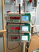 Blood infusion pumps