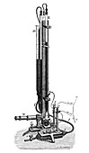 Lippmann electrometer, 19th century