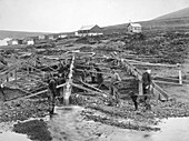 Anvil Creek Goldmine, Alaska, USA, circa 1916