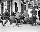 Liquor raid, USA, 1923