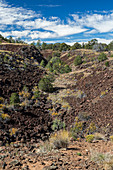 Lava trench, El Malpais National Monument, USA
