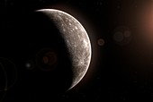Artwork of Planet Mercury