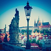 Charles Bridge at dawn, Prague