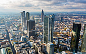 Aerial view of Frankfurt, Germany