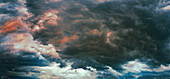 Stormy sky, panorama