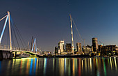 Westhaven marina at night, Aukland, New Zealand